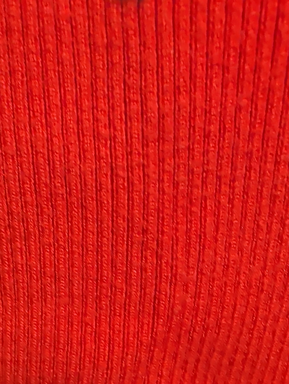 Ruby Rd Embellished Red Sleeveless Ribbed  Knit Top - Picture 4 of 9